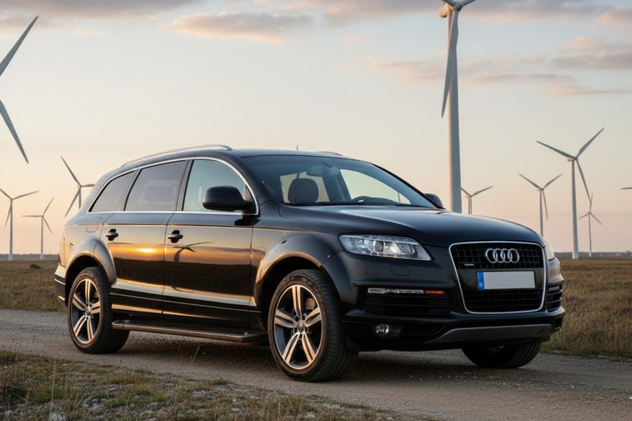 Audi Q7 2005-2015 Praguri Laterale Allmond Black (2 buc, Aluminiu) Image