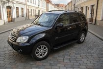 Chery Tiggo 1 2005-2016 Praguri Laterale Bosphorus Black (2 buc, Aluminiu) foto 1