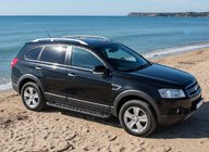 Chevrolet Captiva 2006-2019 Praguri Laterale RedLine Black (2 buc, Aluminiu) foto 2