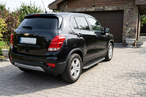 Chevrolet Trax 2012-2023 Praguri Laterale Maydos V1 (2 buc, Aluminiu si Otel Inoxidabil) foto 1