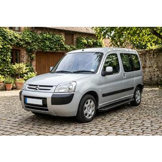 Praguri Laterale Allmond Black (2 buc, Aluminiu) Citroen Berlingo 1996-2008 foto 1