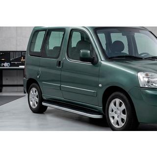 Praguri Laterale Tayga Grey (2 buc, Aluminiu) Peugeot Partner 1996-2008 foto 1