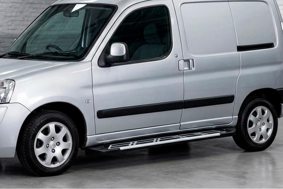 Peugeot Partner 1996-2008 Praguri Laterale Sunrise (2 buc, Aluminiu) Image