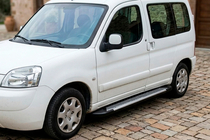 Peugeot Partner 1996-2008 Praguri Laterale Line (2 buc, Aluminiu) foto 1