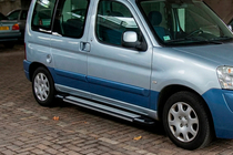 Peugeot Partner 1996-2008 Praguri Laterale Rainbow (2 buc, Aluminiu) foto 1