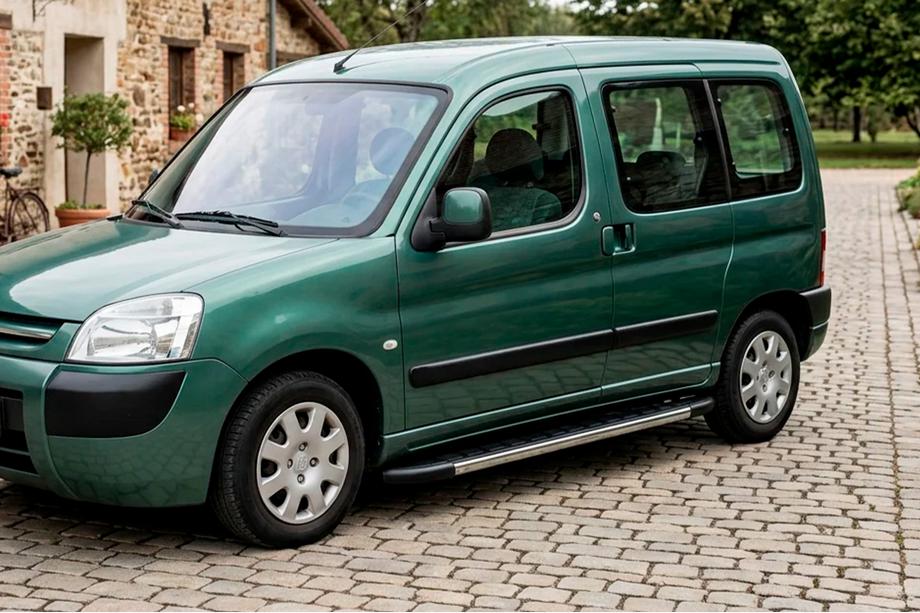 Peugeot Partner 1996-2008 Praguri Laterale Duru (2 buc, Aluminiu) Image