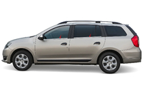 Dacia Logan MCV 2013-2020 Ornamente geamuri inox (4 buc) foto 1