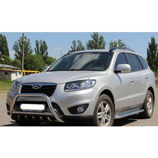 Bullbar WT003 (Inox) Hyundai Santa Fe 2 2006-2012 foto 4