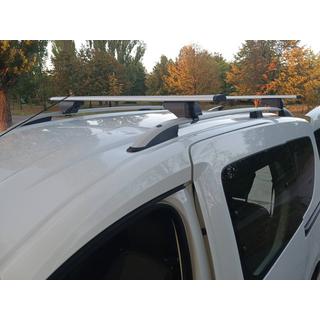 Bare transversale portbagaj pentru bare longitudinale standard cu cheie Wizard V1 (2 buc) foto 1