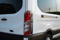 Ford Transit 2014- Capace Cromate Stopuri (2 buc, plastic) foto 1
