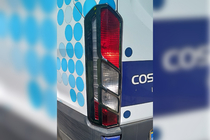 Ford Transit 2014- Capace Cromate Stopuri (2 buc, plastic) foto 3