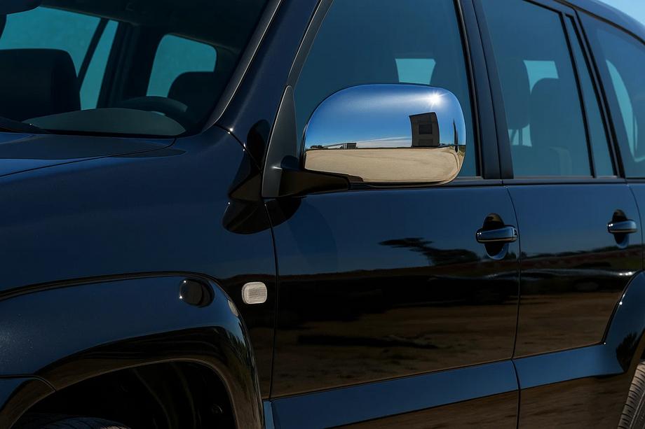 Lexus GX470 2002-2009 Capace Oglinzi (2 buc, Otel Inoxidabil) Image