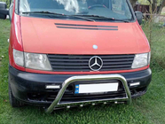 Mercedes Vito W638 1996-2003 Bullbar WT003/4 (Inox) fara inscriptie, 51mm foto 8