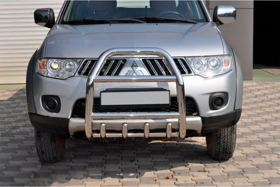 Mitsubishi L200 2006-2015 Bullbar QT007 (Otel Inoxidabil) Foto 1