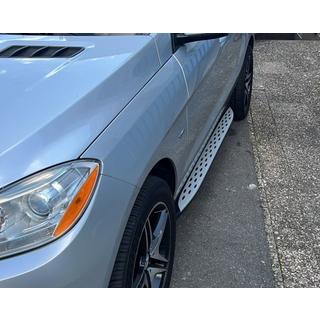 Praguri Laterale Design Original (2 buc, Aluminiu) Mercedes GLE/ML сlass W166 2011-2018 foto 2