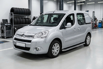Citroen Berlingo 2008-2018 Praguri Laterale Maydos V1 (2 buc, Aluminiu si Otel Inoxidabil) foto 1