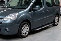 Peugeot Partner Tepee 2008-2018 Praguri Laterale Duru (2 buc, Aluminiu) foto 1