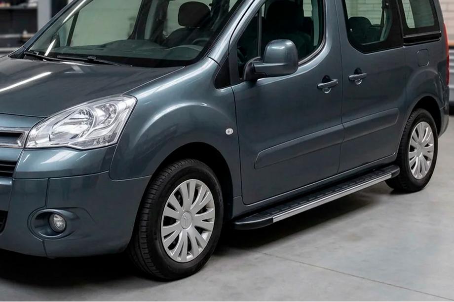 Peugeot Partner Tepee 2008-2018 Praguri Laterale Duru (2 buc, Aluminiu) Image