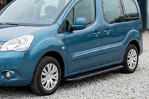 Peugeot Partner Tepee 2008-2018 Praguri Laterale Bosphorus Black (2 buc, Aluminiu) foto 1