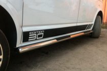 Volkswagen T5 Transporter 2003-2010 Tevi Laterale (2 buc, Otel Inoxidabil) 60mm, Ampatament Scurt foto 10