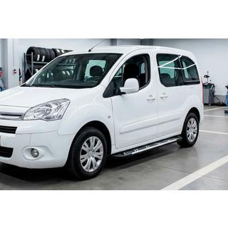 Praguri Laterale Sunrise (2 buc, Aluminiu) Peugeot Partner Tepee 2008-2018 foto 1