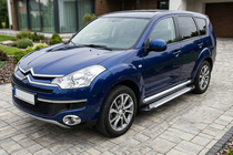 Citroen C-Crosser 2007-2013 Praguri laterale Allmond (2 buc, aluminiu) foto 1