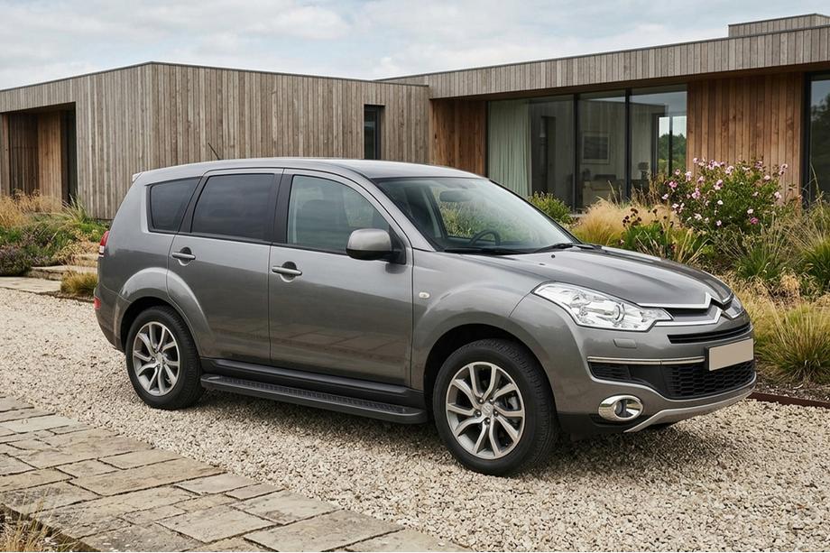 Citroen C-Crosser 2007-2013 Praguri Laterale Allmond Black (2 buc, Aluminiu) Image