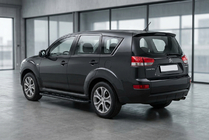 Citroen C-Crosser 2007-2013 Praguri Laterale Bosphorus Black (2 buc, Aluminiu) foto 1