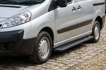Citroen Jumpy 2007–2017 Praguri Laterale Allmond Black (2 buc, Aluminiu) foto 1