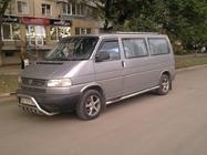 Volkswagen T4 Transporter 1990-2003 Tevi Laterale (2 buc, Otel Inoxidabil) 60mm, Ampatament Lung foto 2
