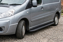 Citroen Jumpy 2007–2017 Praguri Laterale Bosphorus Black (2 buc, Aluminiu) foto 1