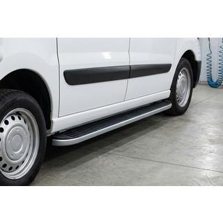 Praguri Laterale Tayga Grey (2 buc, Aluminiu) foto 1