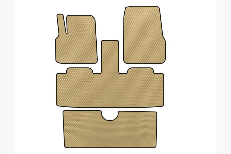 Renault Espace 2002-2014 Covorase EVA (3 Randuri, 7 Locuri, Bej) Image