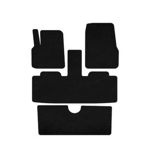 Covorase textile Classic (3 randuri, 7 locuri, Negru) foto 1
