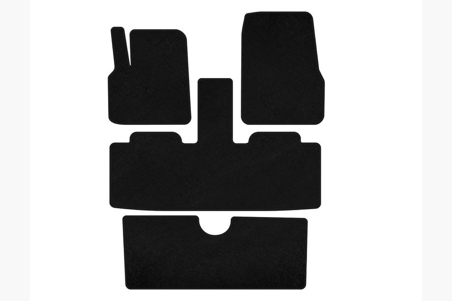 Renault Espace 2002-2014 Covorase textile Classic (3 randuri, 7 locuri, Negru) Foto 1