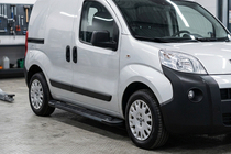 Citroen Nemo 2007-2017 Praguri Laterale RedLine Black (2 buc, Aluminiu) foto 1