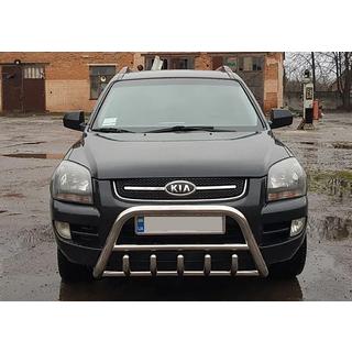 Bullbar WT003 (Inox) Kia Sportage 2004-2010 foto 4