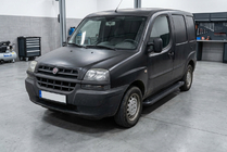Fiat Doblo I 2001-2005 Praguri Laterale Allmond Black (2 buc, Aluminiu) foto 1
