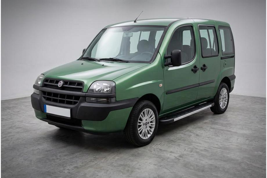 Fiat Doblo I 2001-2005 Praguri Laterale Duru (2 buc, Aluminiu) Image