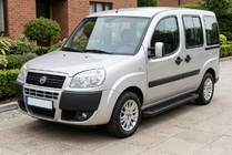 Fiat Doblo I 2005-2010 Praguri Laterale Allmond Black (2 buc, Aluminiu) foto 1
