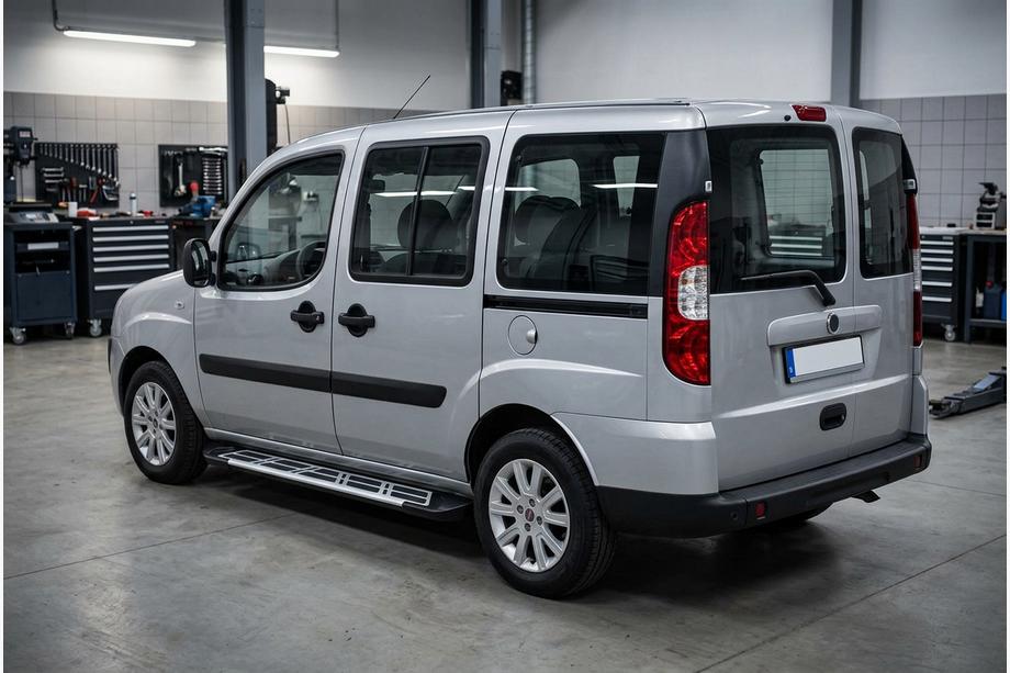 Fiat Doblo I 2005-2010 Praguri Laterale Sunrise (2 buc, Aluminiu) Image