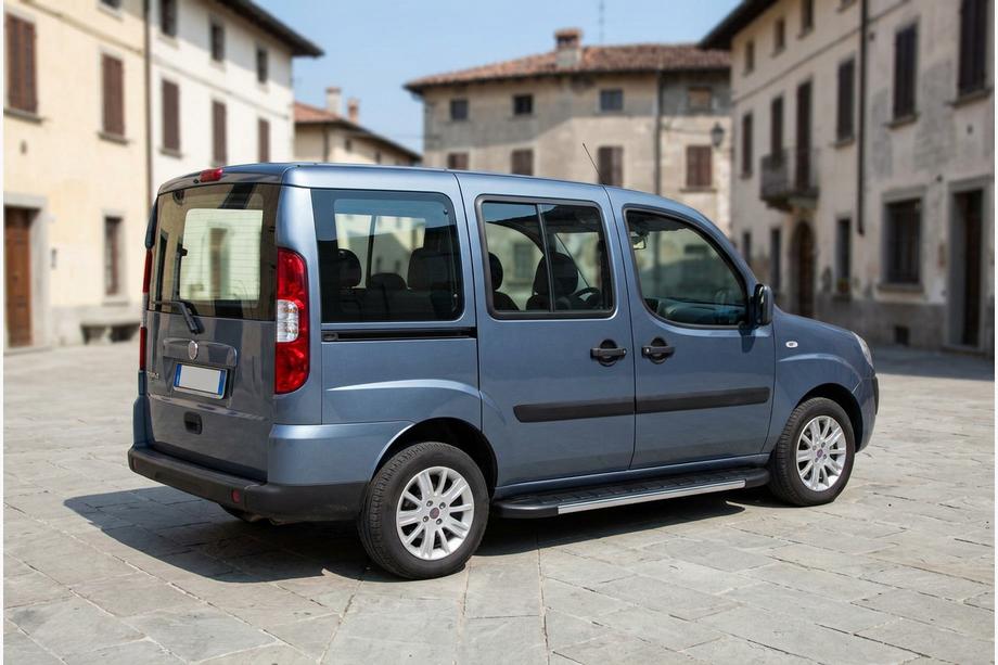 Fiat Doblo I 2005-2010 Praguri Laterale Duru (2 buc, Aluminiu) Image
