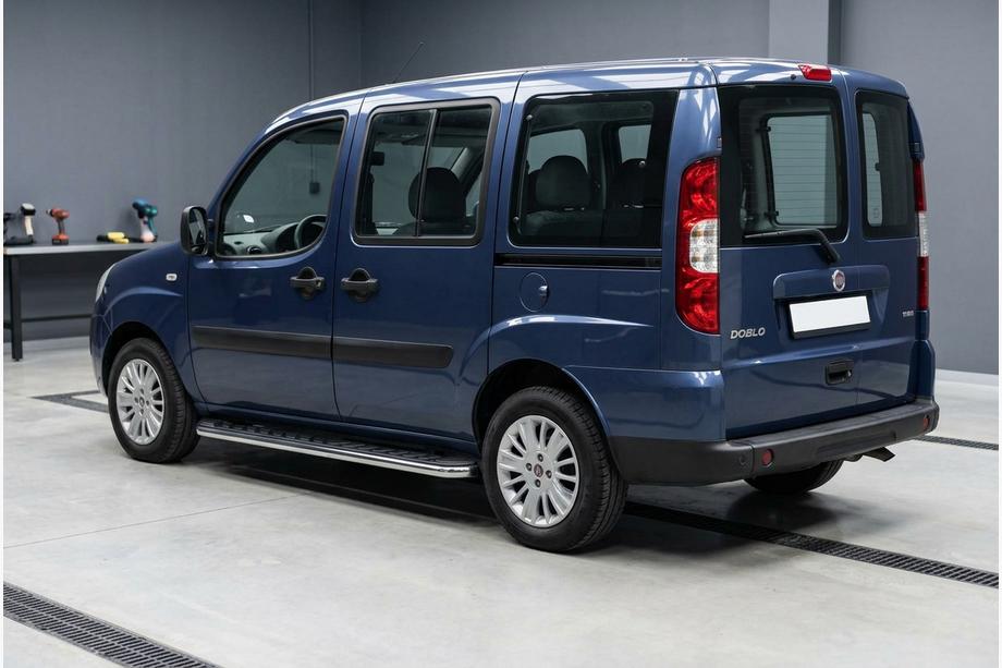 Fiat Doblo I 2005-2010 Praguri Laterale Maydos V1 (2 buc, Aluminiu si Otel Inoxidabil) Image