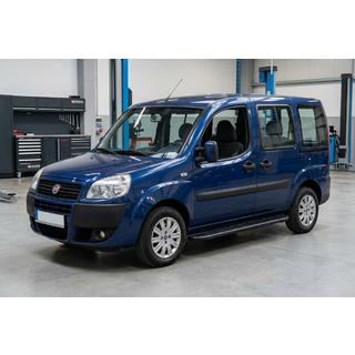Praguri Laterale Bosphorus Black (2 buc, Aluminiu) Fiat Doblo I 2005-2010 foto 1