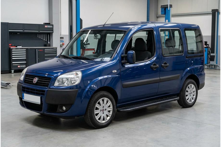 Fiat Doblo I 2005-2010 Praguri Laterale Bosphorus Black (2 buc, Aluminiu) Image