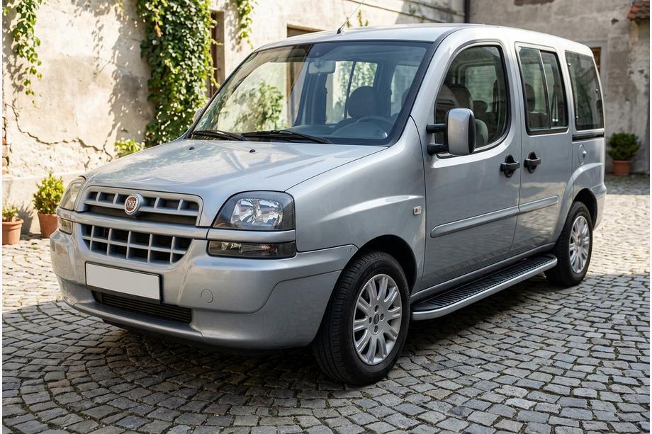 Fiat Doblo I 2005-2010 Praguri Laterale Tayga (2 buc, Aluminiu) Image