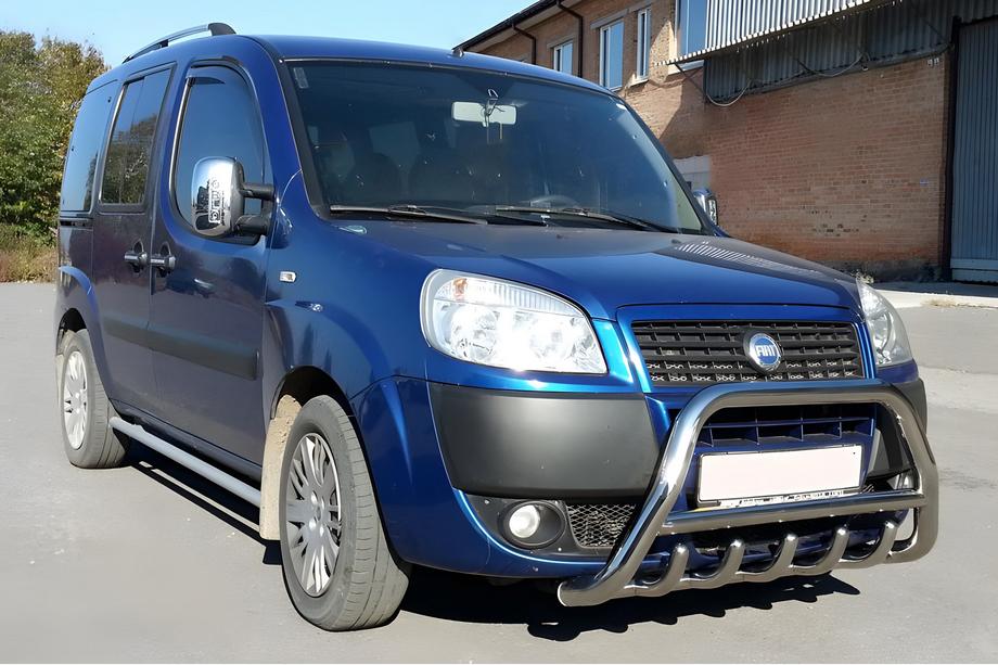 Fiat Doblo I 2001-2005 Bullbar WT003 (Inox) 60 mm, fara inscriptie Image