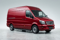 Mercedes Sprinter W906 2006–2018 Praguri Laterale Allmond Black (2 buc, Aluminiu) foto 1