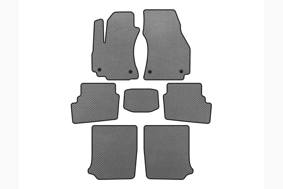 Opel Zafira A 1998-2005 Covorase EVA (3 Randuri, 2003-2005, 7 Locuri, Gri) Foto 1