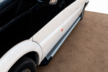 Mercedes Sprinter W906 2006–2018 Praguri Laterale Line (2 buc, Aluminiu) Long/ExtraLong foto 1